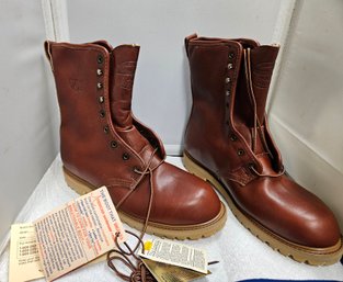 Lot 5-222 American Footwear Work Boots Sz 8 1/2 Women's (TIR-2)