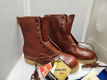 Lot 5-225 American Footwear Work Boots Sz 7 1/2 Women's (TIR-2)