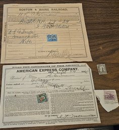 Lot KN 5-299 Boston & Maine RR Ephemera (front Bottom Lateral)