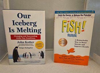 Lot 5-325 ManagementLeadership Book Lot (Teal?)