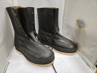 Lot 5-360 Rubber Insulated Tingley Men's Snow Boots Sz 8 (white Shelf)