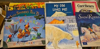 Lot 6-5 Elem Books-Miss Spider's, Bears, Snow Riders (Green Shelf)