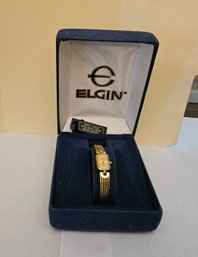 Lot 6-15 Vintage Ladies Elgin Watch In Original Box (Top Lateral File)