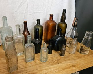Lot 6-23 Antique Bottle Lot Antediluvian 1890s Plus More (TIR-2)