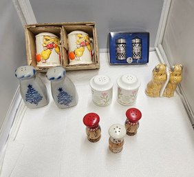 Lot 6-85 Salt And Pepper Shakers 6 Prs, 1 Single (TIR-2)