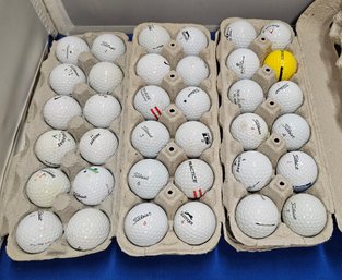 Lot 6-99 Three Dozen Golf Balls In Egg Cartons (TIR-2)