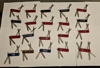 Lot 6-108 Twenty (20) Small Victorinox Pocket Knives (Top 2-drawer)