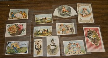 Lot 6-122 One Dozen Trade Cards Including One From Antrim (Top 2 Drawer)