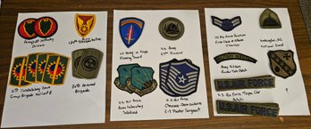 Lot 6-136 Military Patch Lot (Top Lateral)