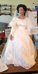 Lot 6-157 African American Bride Doll (IR)
