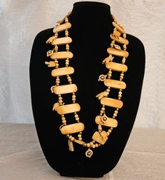 Lot 6-169 Elephant Necklace Or Belt? (top Lateral)