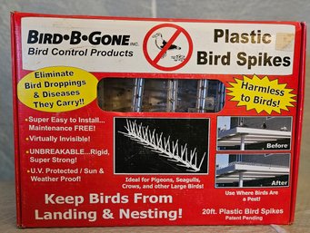 Lot 6-176 ,bird-b-gone Bird Spikes (White Shelf 2)