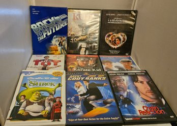 Lot 6-187 Nine DVDs All Rated PG  (white Shelf 2)