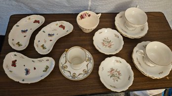 Lot 6-221 Misc Chipped Lot Haviland, Etc.