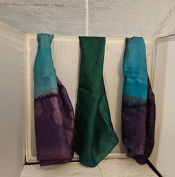 Lot 6-233 Three Scarves 100 Silk (Bottom Lateral)