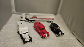 Lot 6-225 Agway Diecast CarTruck Lot (wood Around Corner)