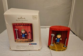 Lot 6-262 Hallmark, Peanuts  What Christmas Is All About 2007 (bottom Lateral)