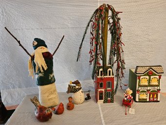 Lot 6-267 Yankee Candle Holder, Other Christmas Items (IR)