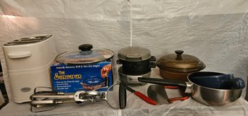 Lot 6-331 Kitchen Lot Hot Dog Toaster, Vision, Egg Beater, Etc.