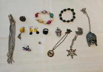 Lot 9-48 Skull And More Jewelry Lot  (Bottom 2-Drawer