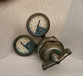 Lot 9-50 Union Carbide Gauges Used In Welding (TIR-2)