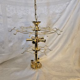 Lot 9-230 Vintage 8-light Chandelier (across Brn Heater)