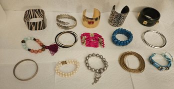 Lot 9-124 Cuffs, Bangles & More Bracelets (Bottom 2-Drawer)