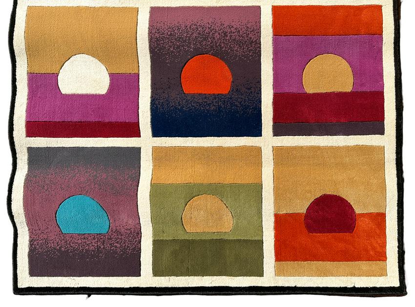 Andy Warhol Sunset Rug Appx 5 X 8' #7752 | Auctionninja.com