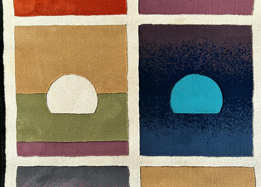 Andy Warhol Sunset Rug Appx 5 X 8' #7752 | Auctionninja.com