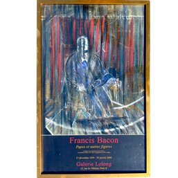 FRANCIS BACON / GALERIE LELONG Framed Exhibition Poster