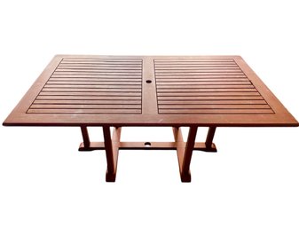 Redwood Rectangular Outdoor Dining Table