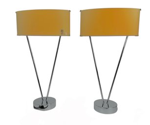 Pair Toso, Massari & Associates Vittoria Table Lamps