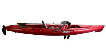 Hobie Pedal Kayak Mirage Revolution 13' Pedal Kayak With Three Paddles And Carrying Wheels