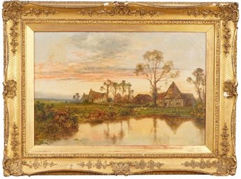 DANIEL SHERRIN, ENGLISH Untitled LANDSCAPE, OIL On CANVAS