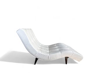 Wavy Chaise Lounge In The Manner Of Adrien Pearsall