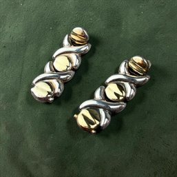 XO Sterling Chain Earrings