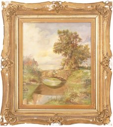 Jean-Baptiste-Camille Corot, UNTITLED LANDSCAPE OIL ON CANVAS