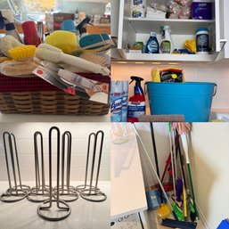 Generous Lot Of Cleaning Supplies, Home Care Items And Dustbuster