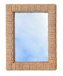Woven Seagrass Framed Mirror