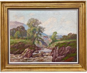S.J.Lamorna Birch, English School, Framed Oil On Canvas C.1905
