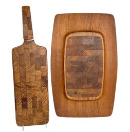 Dansk By Jens Quistgaard C 1960 Teak Charcuterie Tray And Cheese Board