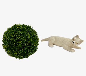 Vintage Camark Ceramic Wall Cat