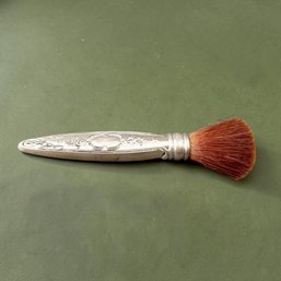 Antique Sterling Silver Handled Face Brush