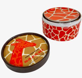 Jonathan Adler Porcelain Safari Coasters, Set Of Four - New