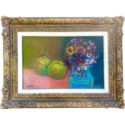 'NATURE MORTE' Impressionist Painting Signed, MENTOR