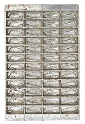 Antique Chocolate Candy Mold Of Zepplin, Locomotive And Car