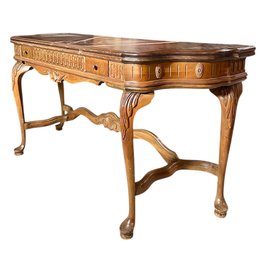 Antique French Marquetry Folding Buffet Table