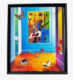 Feya, Signed Original Oil On Canvas Surrealist Painting