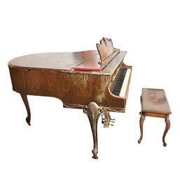 Antique Ivers & Pond By Aeolian Piano Company Grand Piano - Good For Parts