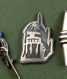 Hopi Kachina Sterling Silver Overlay Pendant